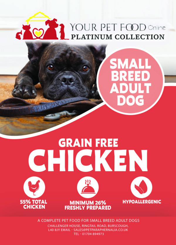 Grain Free Freshly Prepared Chicken for Your Smaller Adult Dog