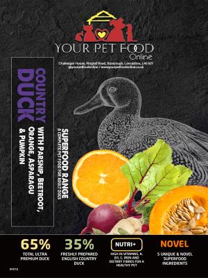 Superfoods Range Duck for Your Adult Dog