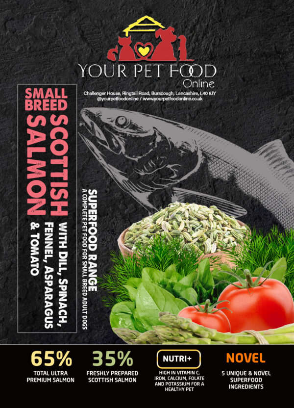 Superfoods Range Salmon for Your Small Breed Adult Dog