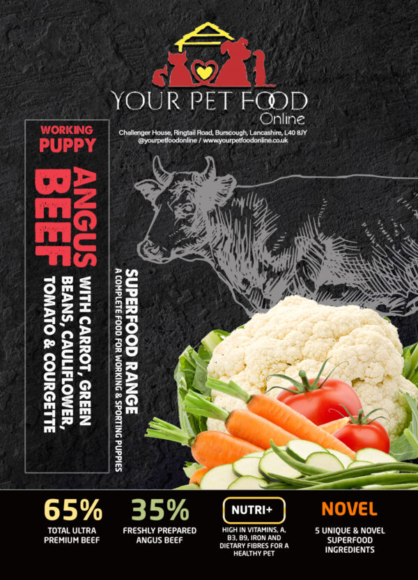 Alternative view of Superfoods Range Beef for Your Puppy
