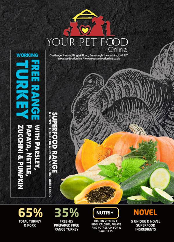 Alternative view of Superfoods Range Turkey & Pork for Your Adult Dog