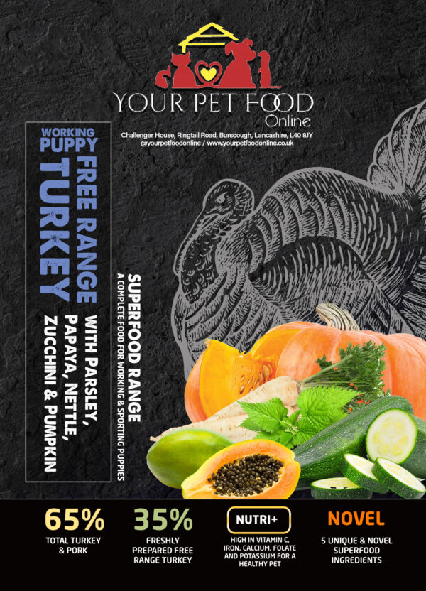 Alternative view of Superfoods Range Turkey & Pork for Your Puppy