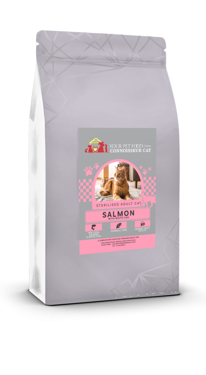 Connoisseur Cat Salmon with White Fish for your Cat
