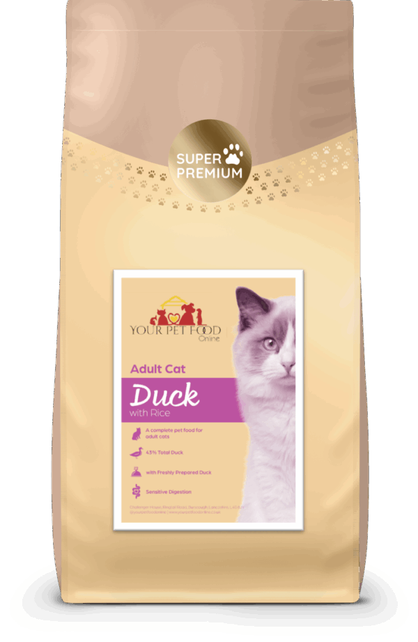 Alternative view of Hypoallergenic Duck & Rice for Your Adult Cat (Copy)