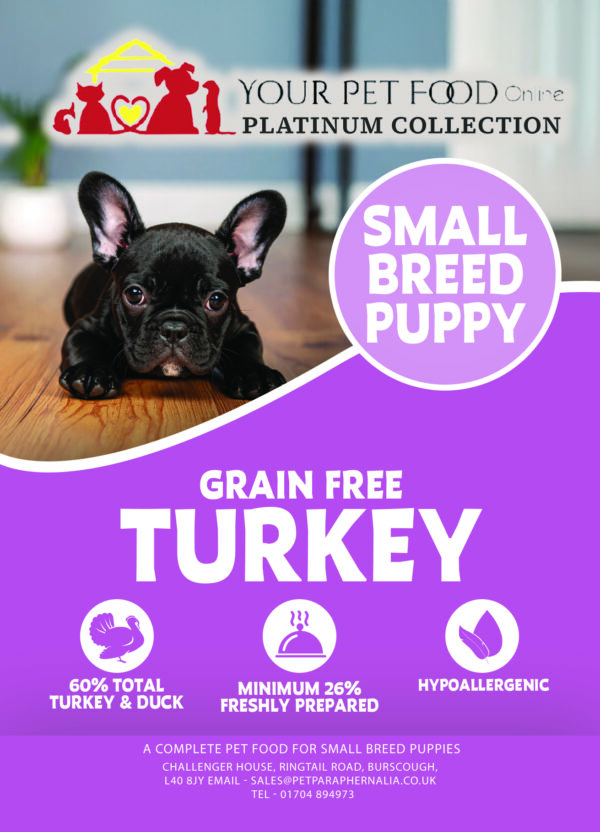 Grain Free Freshly Prepared Turkey with Duck for Your Smaller Puppy